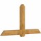 Ekena Millwork Eugene Rough Sawn Timber Gable Bracket, Western Red Cedar, 72"W x 39"H x 4"D x 6"F, 13/12 Pitch GBW072X39X0406EUG00RWR - alternate 4